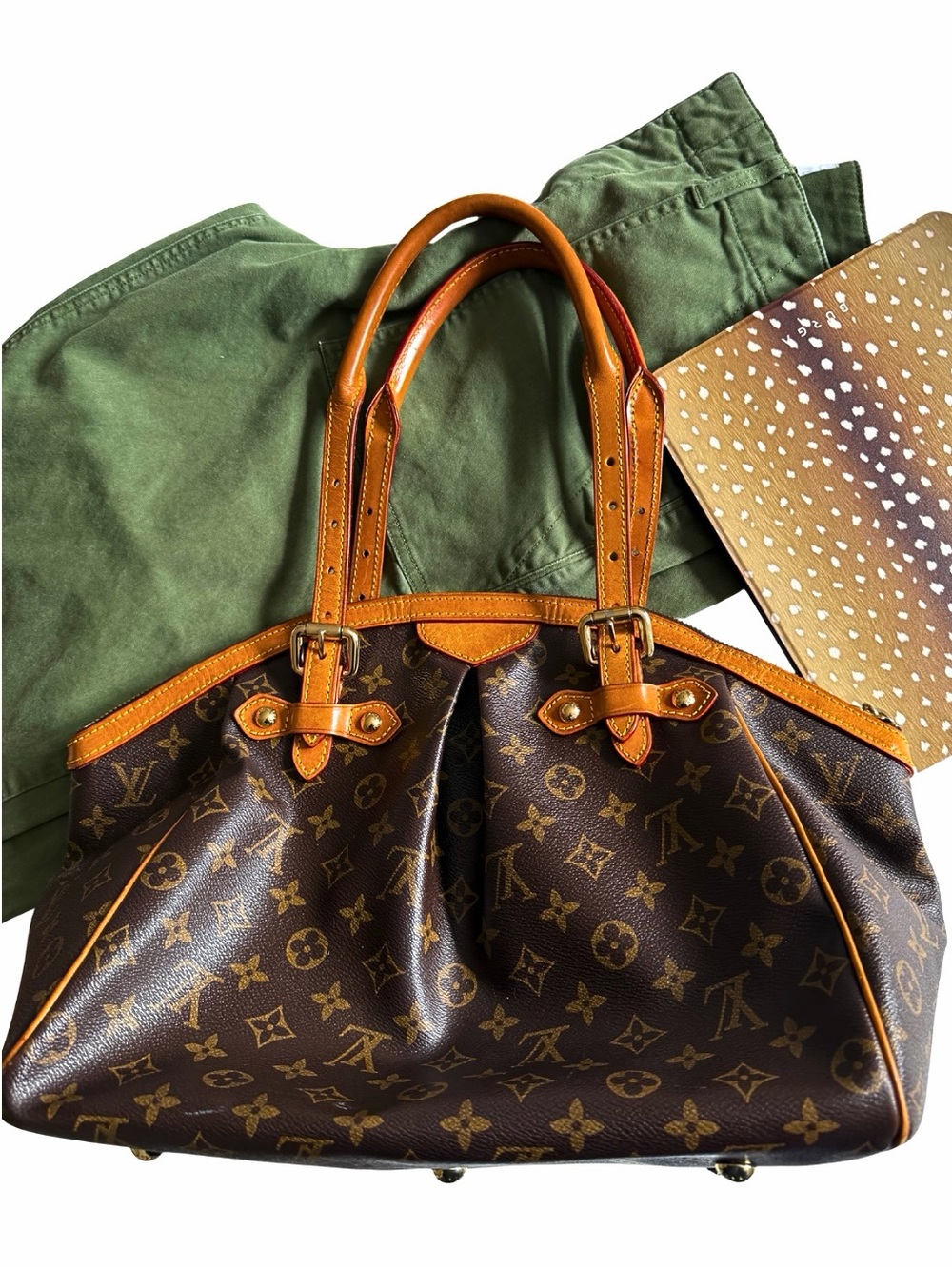 FAUX Louis Vuitton, Brown Monogram “Tivoli Style”